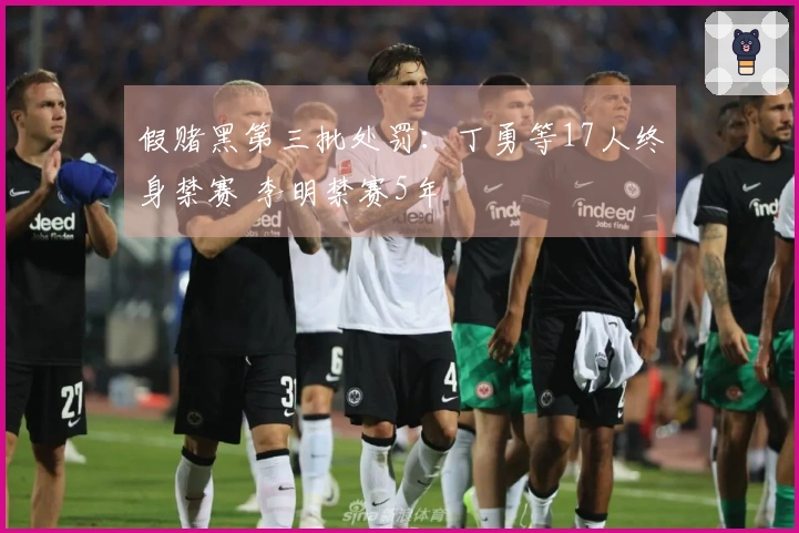 假赌黑第三批处罚：丁勇等17人终身禁赛 李明禁赛5年